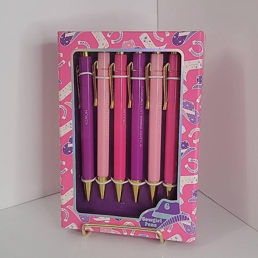 James Burke Collection Pens, Pack of 6, New-in-Pack